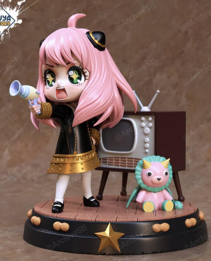 间谍过家家 阿尼亚·福杰 3D打印图纸